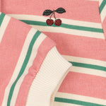 Konges Sløjd A/S Grenouillères et Jumpsuits - Jersey blush bound stripe