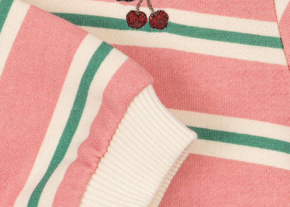 Konges Sløjd A/S Grenouillères et Jumpsuits - Jersey blush bound stripe