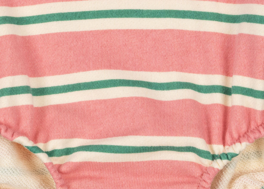 Konges Sløjd A/S Grenouillères et Jumpsuits - Jersey blush bound stripe