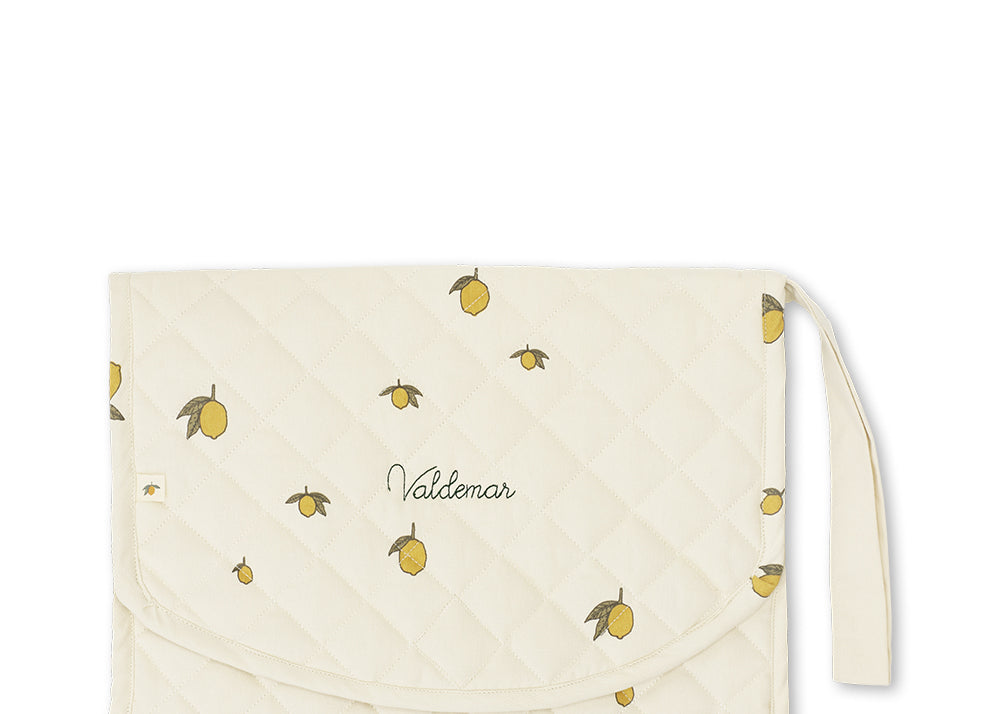 Konges Sløjd A/S matelas à langer de voyage lemon