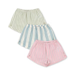 Konges Sløjd A/S WOVEN SHORTS & BLOOMERS basil/orchid/bleu stripe