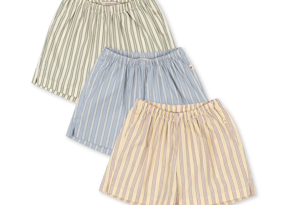 Konges Sløjd A/S WOVEN SHORTS & BLOOMERS soleil/bleu/basil stripe