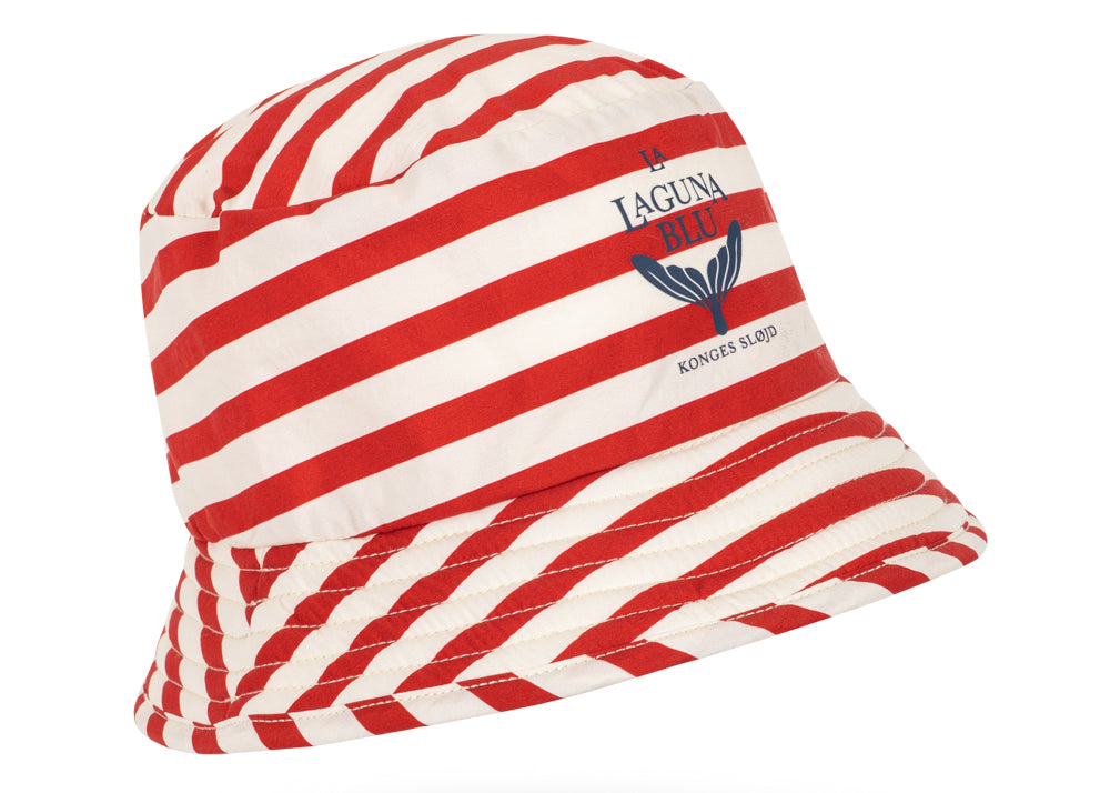 Konges Sløjd A/S UV SWIMHATS stripe rouge