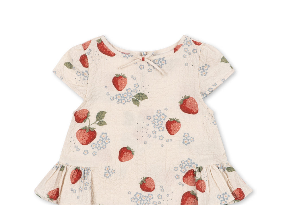 Konges Sløjd A/S WOVEN SHORT SLEEVE SHIRTS marmelade sun