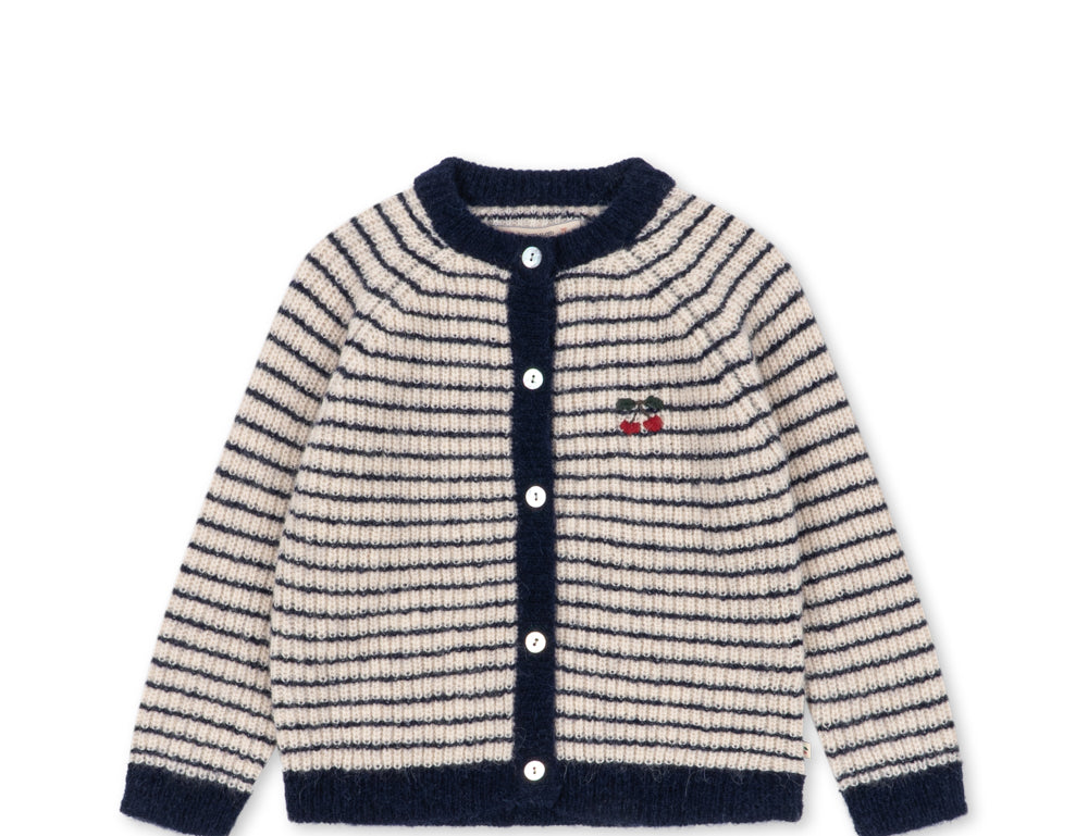 Konges Sløjd A/S KNITTED CARDIGANS navy stripe