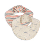 Konges Sløjd A/S BIBS stripe tricolore petit/cielo marino