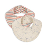 Konges Sløjd A/S BIBS stripe tricolore petit/cielo marino