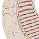 Konges Sløjd A/S BIBS stripe tricolore petit/cielo marino