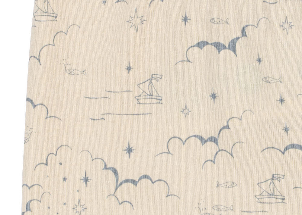 Konges Sløjd A/S Pantalon - Jersey cielo marino