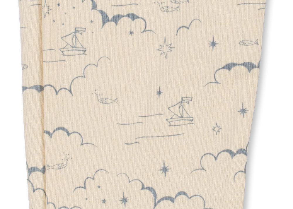 Konges Sløjd A/S Pantalon - Jersey cielo marino