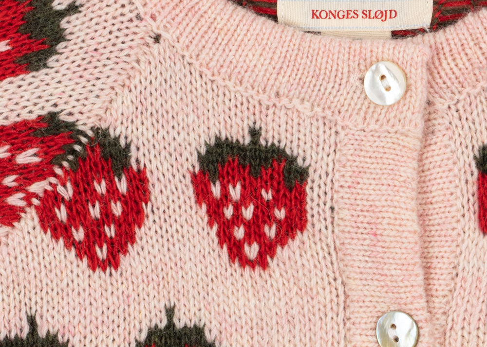 Konges Sløjd A/S Cardigans - Tricot strawberry