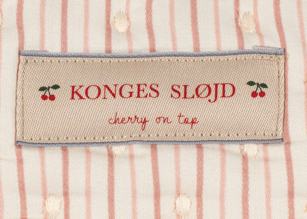 Konges Sløjd A/S trousses de toilette stripie petite rose