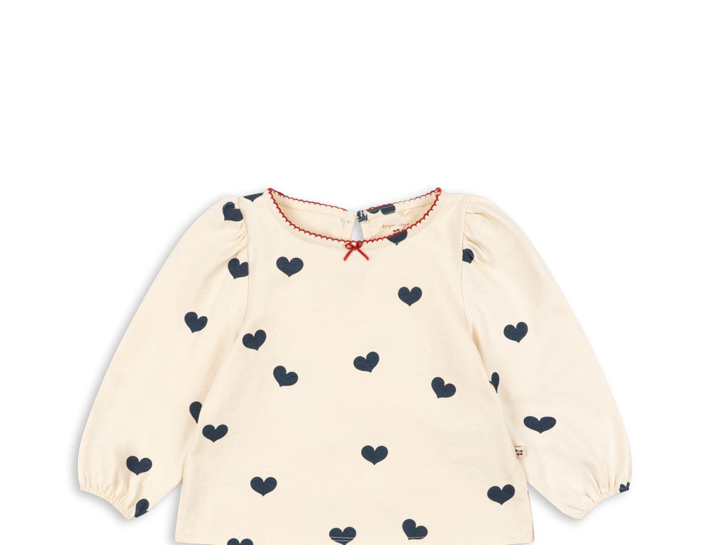 Konges Sløjd A/S JERSEY BLOUSES cuore tricolore
