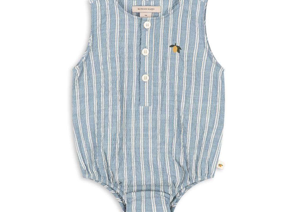 Konges Sløjd A/S WOVEN ROMPERS & JUMPSUITS trio bleu stripe