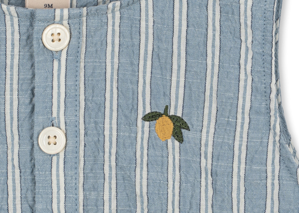 Konges Sløjd A/S WOVEN ROMPERS & JUMPSUITS trio bleu stripe