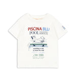 Konges Sløjd A/S JERSEY T-SHIRTS off white/piscina