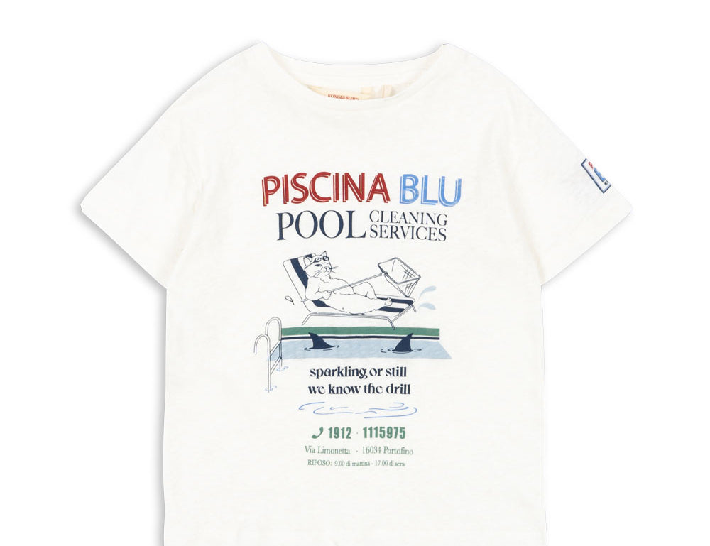 Konges Sløjd A/S JERSEY T-SHIRTS off white/piscina