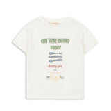 Konges Sløjd A/S JERSEY T-SHIRTS off white/on the menu