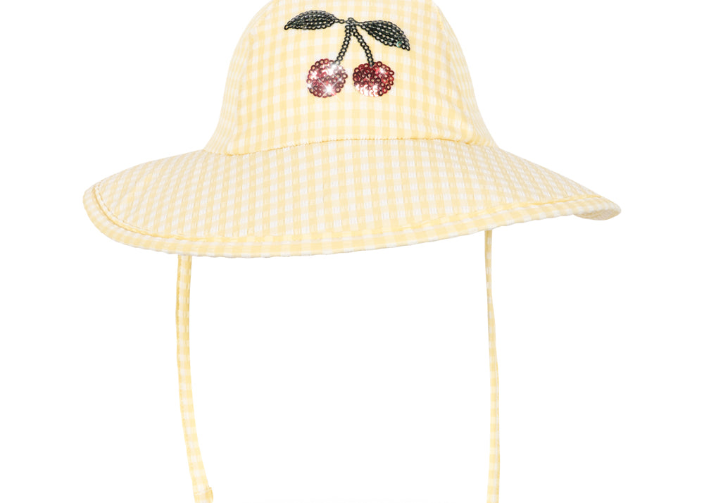 Konges Sløjd A/S UV SWIMHATS banana almond check