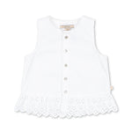 Konges Sløjd A/S WOVEN SHORT SLEEVE SHIRTS bright white