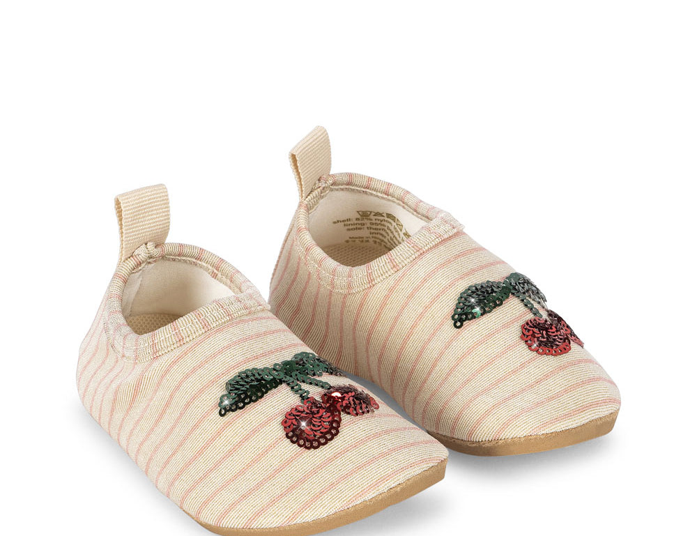 Konges Sløjd A/S UV SWIMSHOES rose stripe