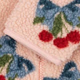 Konges Sløjd A/S Grenouillères avec capuche amarena rose