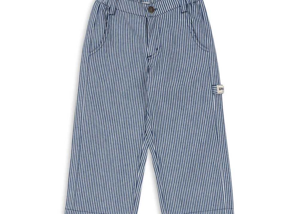 Konges Sløjd A/S Pantalon - Tissé blue stripe