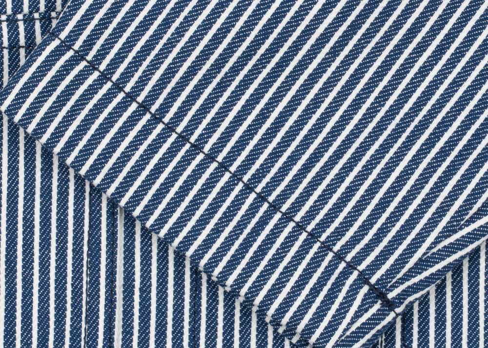 Konges Sløjd A/S WOVEN JACKETS & VESTS blue stripe