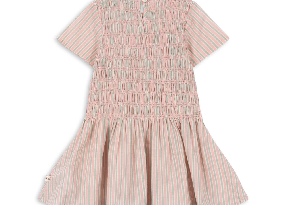 Konges Sløjd A/S WOVEN DRESSES blush stripe