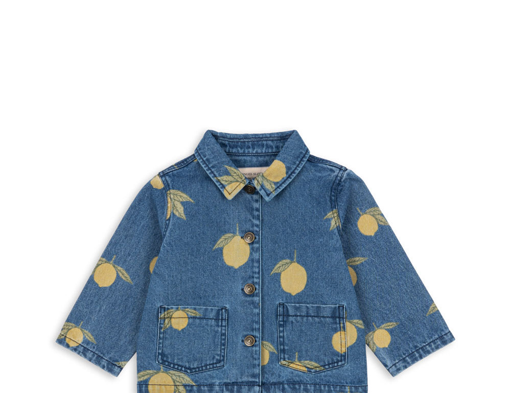 Konges Sløjd A/S WOVEN JACKETS & VESTS lemon denim