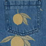 Konges Sløjd A/S Grenouillères et Jumpsuits - Tissé lemon denim