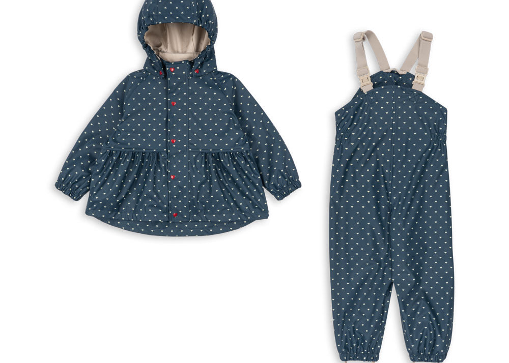 Konges Sløjd A/S Vêtements de pluie heart blues