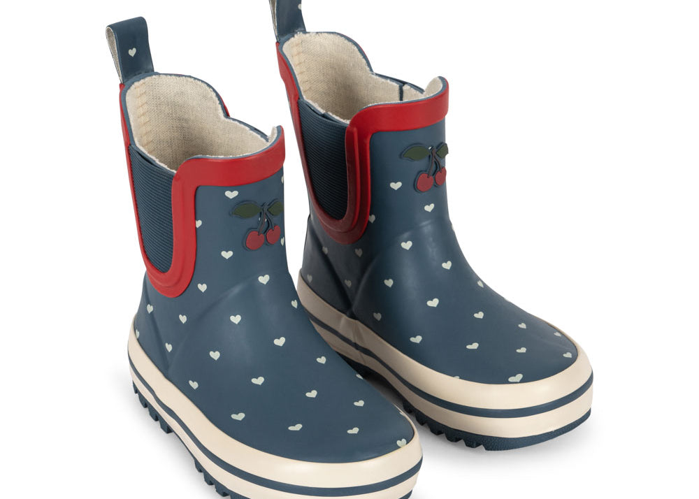 Konges Sløjd A/S Bottes de pluie heart blues