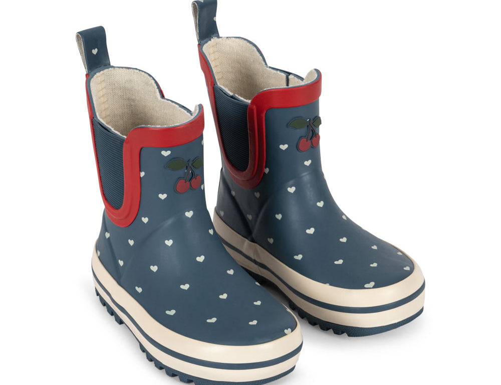 Konges Sløjd A/S RUBBER BOOTS heart blues