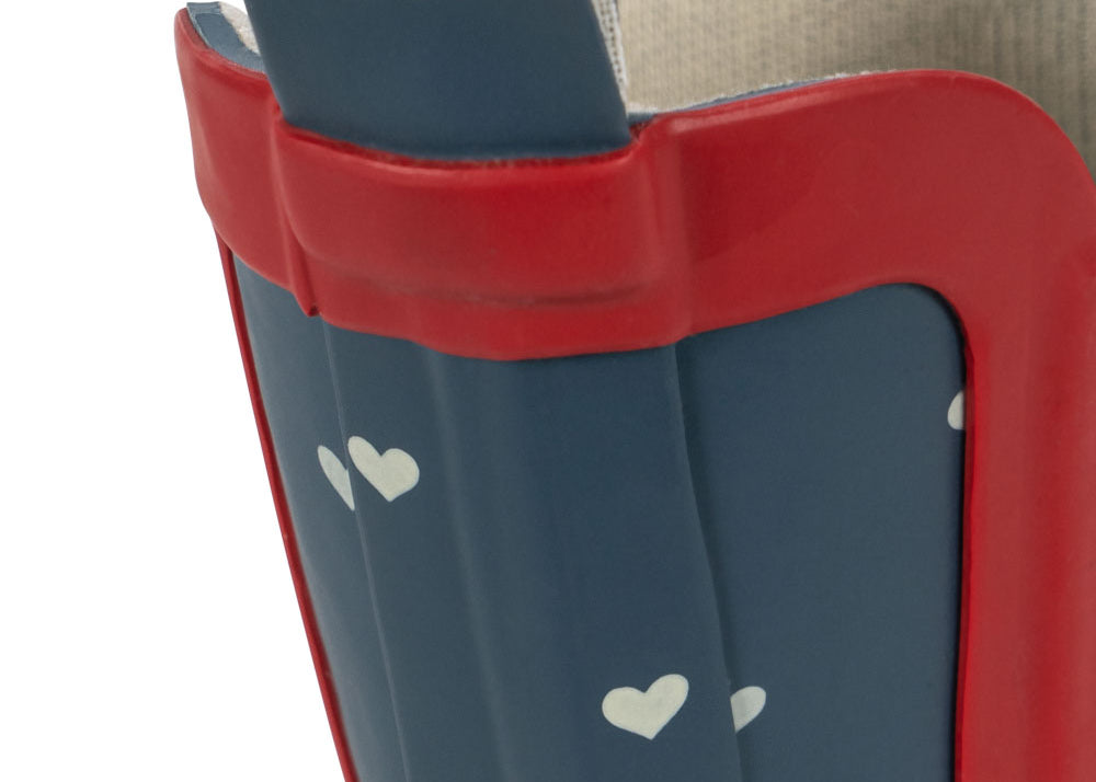 Konges Sløjd A/S Bottes de pluie heart blues