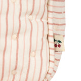 Konges Sløjd A/S trousses de toilette stripie petite rose