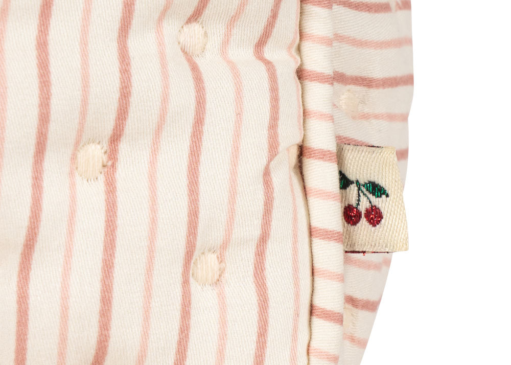 Konges Sløjd A/S trousses de toilette stripie petite rose