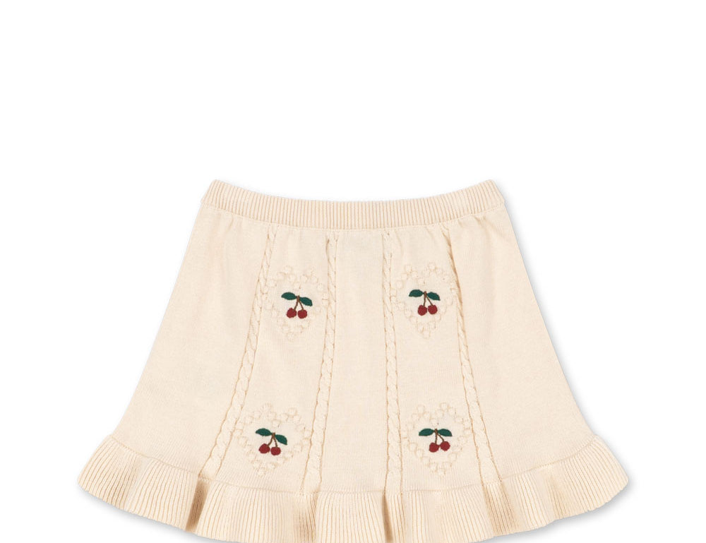 Konges Sløjd A/S KNITTED SKIRTS pearled ivory
