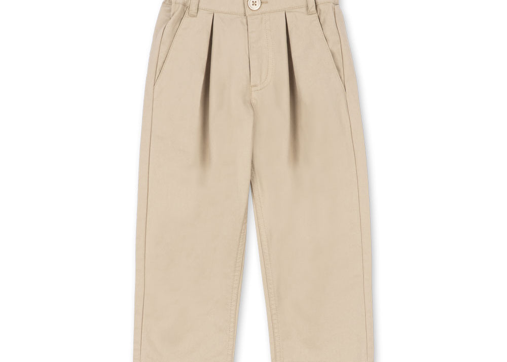 Konges Sløjd A/S Pantalon - Tissé oxford tan