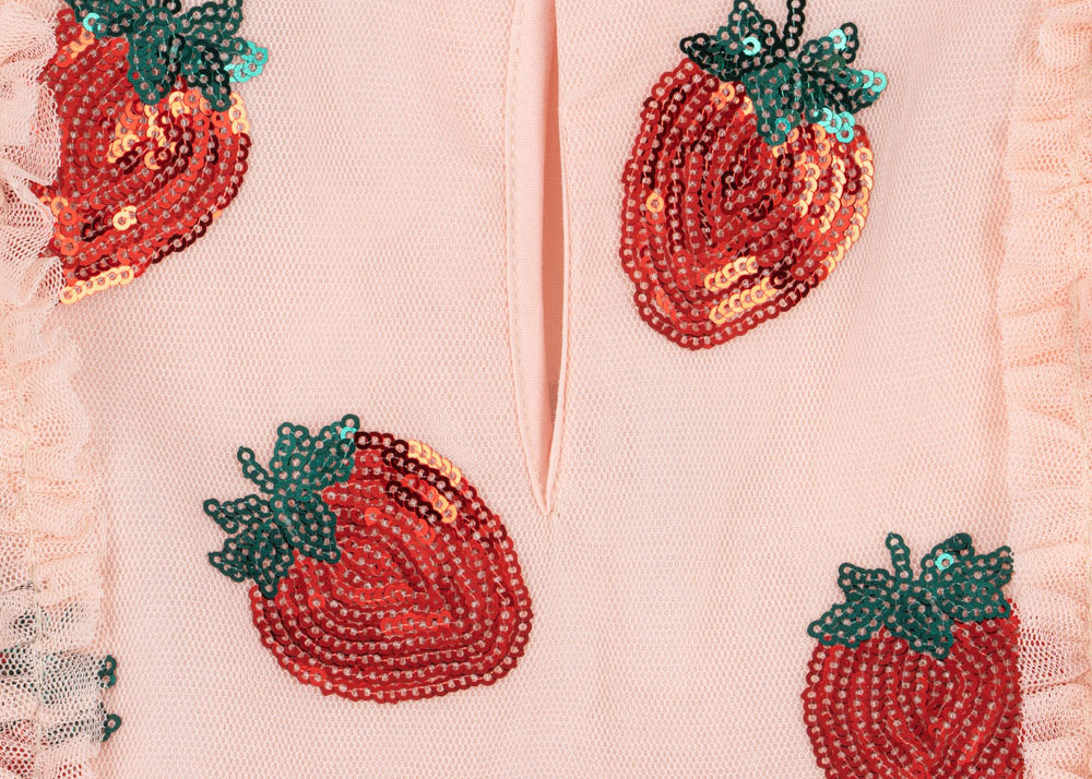 Konges Sløjd A/S WOVEN DRESSES strawberry rose