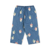 Konges Sløjd A/S Pantalon - Tissé bow kitty denim