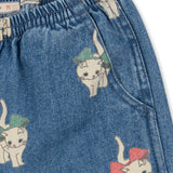 Konges Sløjd A/S Pantalon - Tissé bow kitty denim