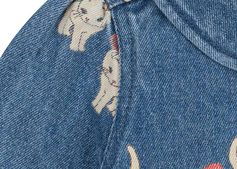 Konges Sløjd A/S Blousons - Tissé bow kitty denim