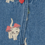 Konges Sløjd A/S WOVEN DRESSES bow kitty denim
