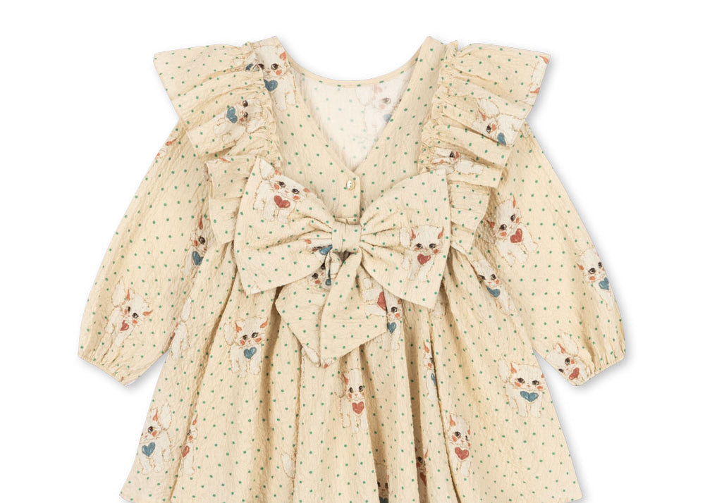 Konges Sløjd A/S WOVEN DRESSES dot miao mist