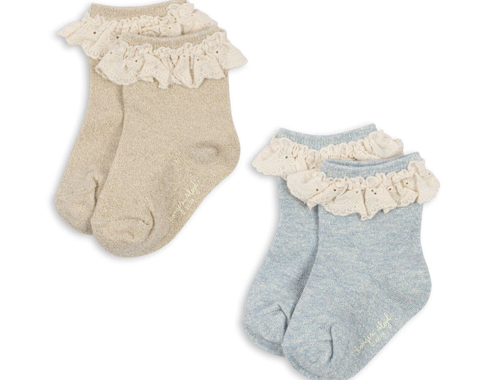 Konges Sløjd A/S SOCKS pearl blue