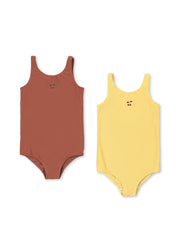Konges Sløjd A/S SWIMSUITS pampas/mahogany