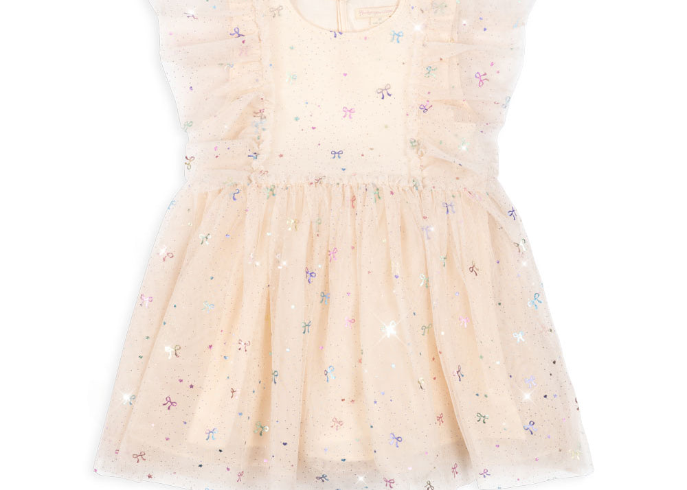Konges Sløjd A/S WOVEN DRESSES fairy bow sparkle