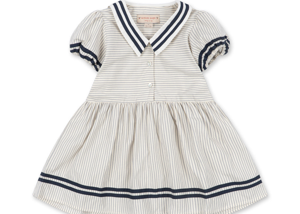 Konges Sløjd A/S WOVEN DRESSES bleu stripe