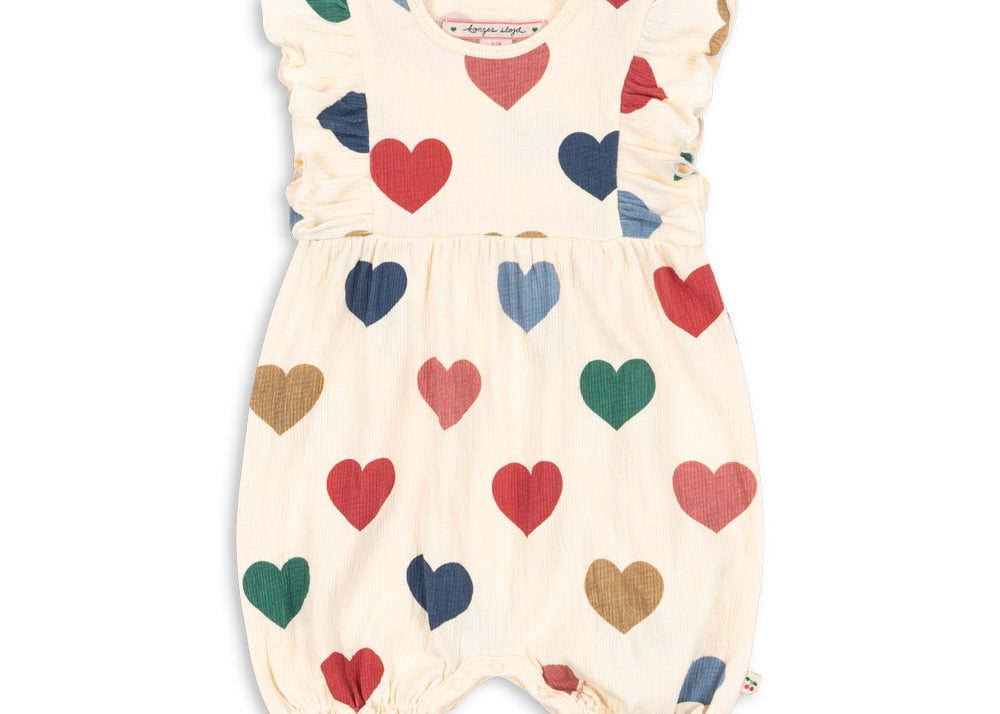 Konges Sløjd A/S JERSEY ROMPERS & JUMPSUITS bon coeur coloré